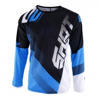 Maillot Cross SHOT Devo Ultimate Noir Cyan Enfant Maillot Cross SHOT Devo Ultimate Noir Cyan Enfant