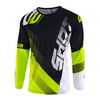 Maillot Cross SHOT Devo Ultimate Noir Neon Jaune Maillot Cross SHOT Devo Ultimate Noir Neon Jaune
