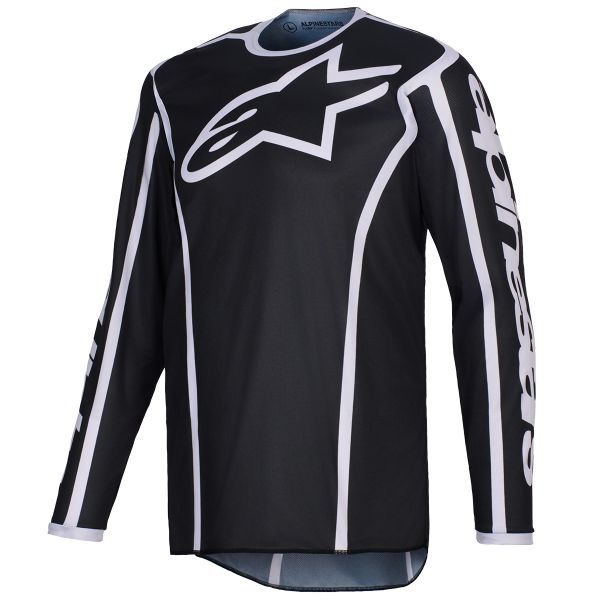 Maillot Cross Alpinestars Fluid Apex Jersey Black Gray