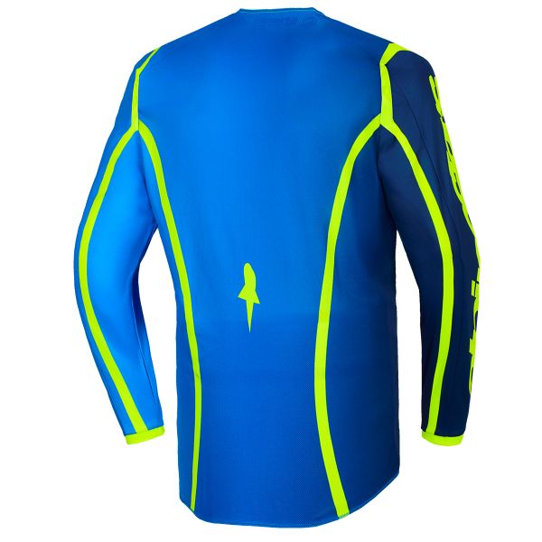 Alpinestars Fluid Apex Jersey Blue Yellow Fluo