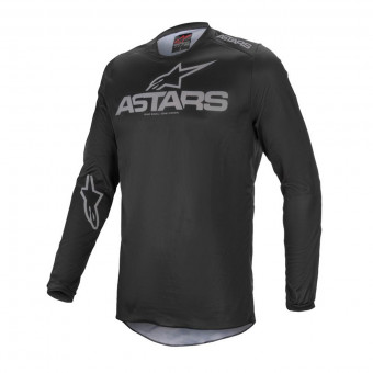 Maillot Cross Alpinestars Fluid Graphite Black Dark Grey Maillot Cross Alpinestars Fluid Graphite Black Dark Grey