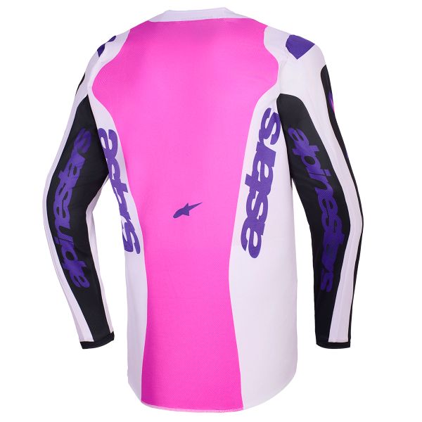Alpinestars Fluid Grid Jersey Black Light Gray Purple