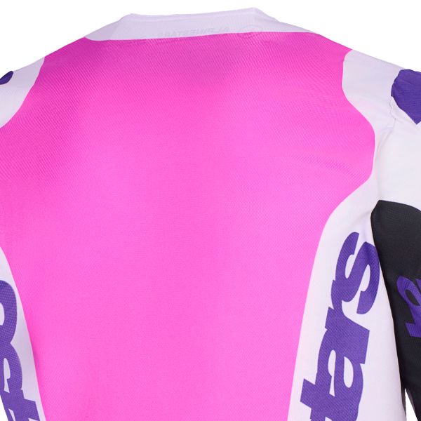 Alpinestars Fluid Grid Jersey Black Light Gray Purple