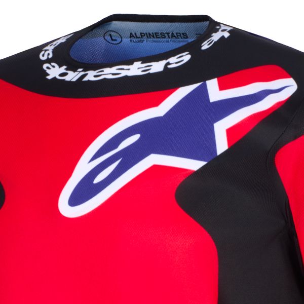 Alpinestars Fluid Grid Jersey Red Black Purple
