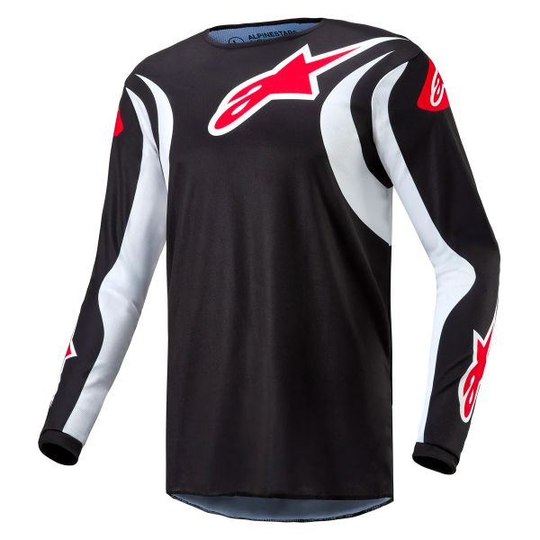 Maillot Cross Alpinestars Fluid Lucent Black White