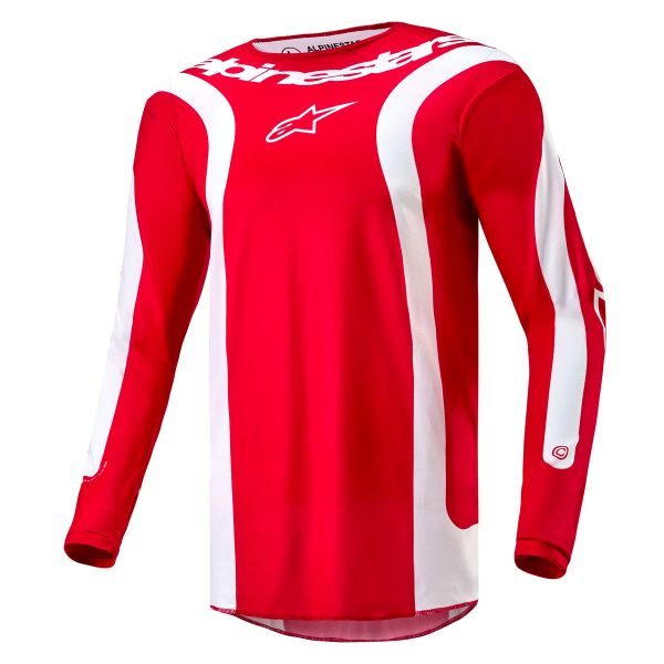 Maillot Cross Alpinestars Fluid Lurv Mars Red White