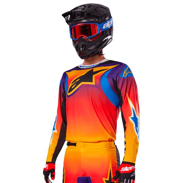 Maillot Cross Alpinestars Fluid Wurx Multicolor Maillot Cross Alpinestars Fluid Wurx Multicolor