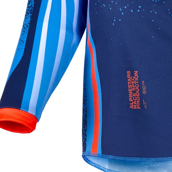 Alpinestars Kids Racer Nomur Jersey Dark Navy Orange Ucla Blue