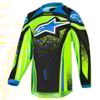 Maillot Cross Alpinestars Kids Racer Nomur Jersey Dk Navy Yllw FL Ucla Blue