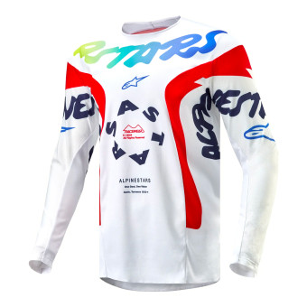 Maillot Cross Alpinestars Racer Hana White Multicolor