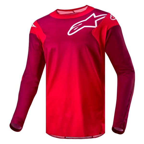 Maillot Cross Alpinestars Racer Hoen Mars Red Burgundy