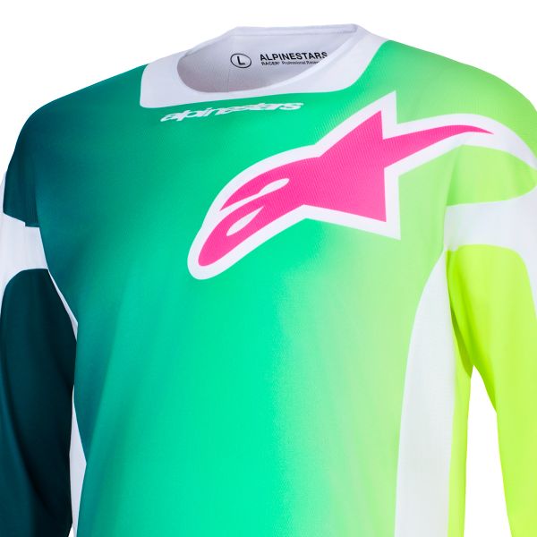 Alpinestars Racer Portl Jersey Green White Black
