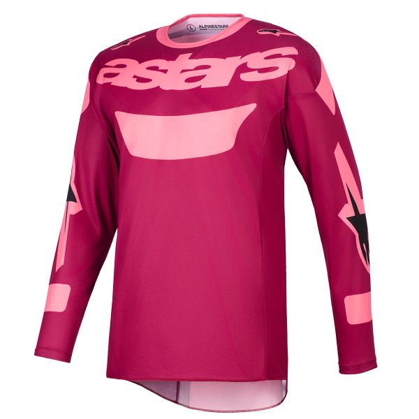 Maillot Cross Alpinestars Racer Riway Jersey Dark Red Coral