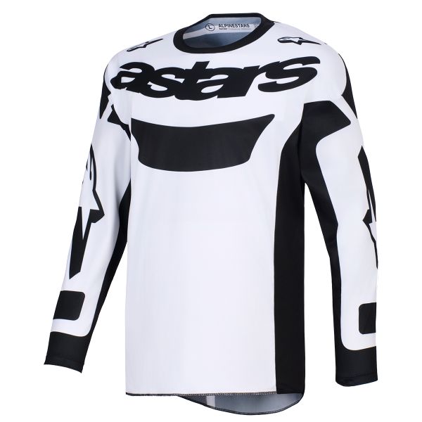 Maillot Cross Alpinestars Racer Riway Jersey White Black