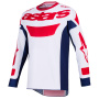 Maillot Cross Alpinestars Racer Riway Jersey White Blue Red