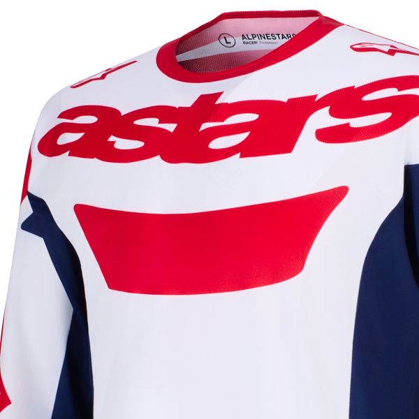 Alpinestars Racer Riway Jersey White Blue Red