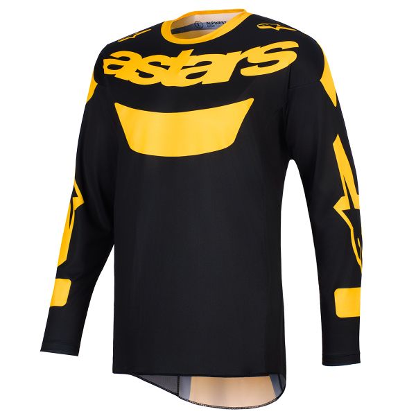 Maillot Cross Alpinestars Racer Riway Jersey Yellow Black