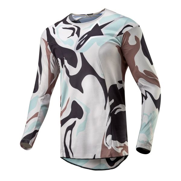 Maillot Cross Alpinestars Racer Tactical Iron Camo Dust Grey