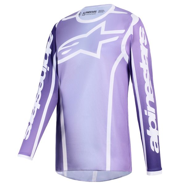 Maillot Cross Alpinestars Stella Fluid Apex Jersey Violet White