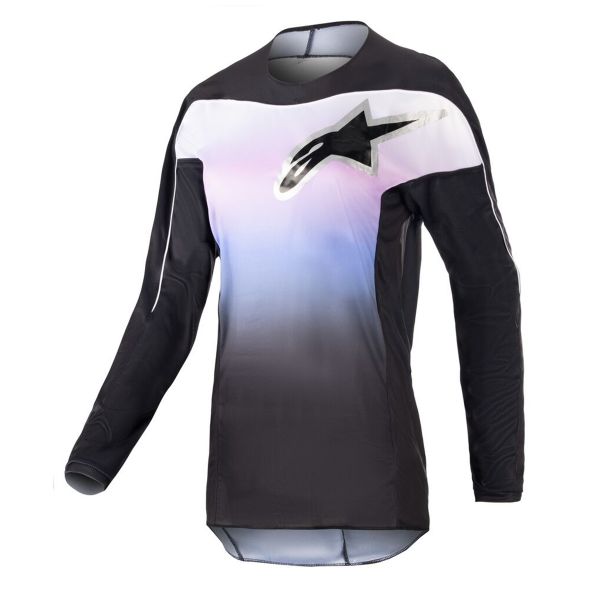 Maillot Cross Alpinestars Stella Fluid Black Frozen Purple