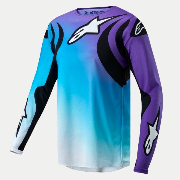 Maillot Cross Alpinestars Stella Fluid White Turquoise