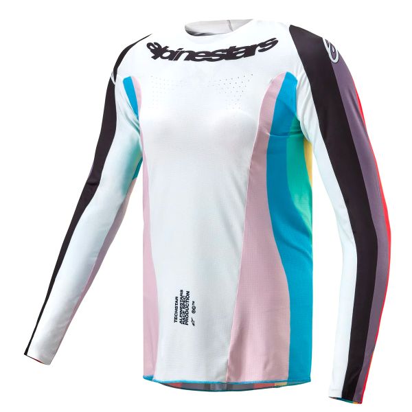 Maillot Cross Alpinestars Stella Techstar Black Multicolor