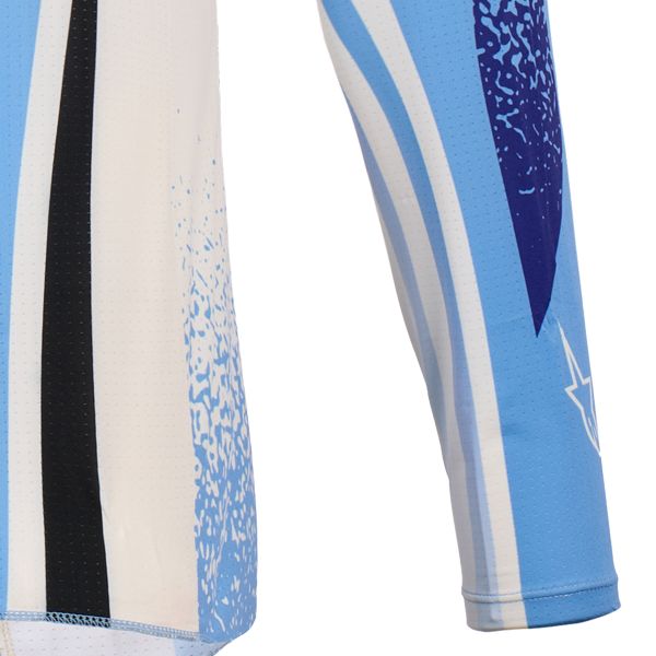 Alpinestars Stella Techstar Nomur Jersey Light Blue Off White Black