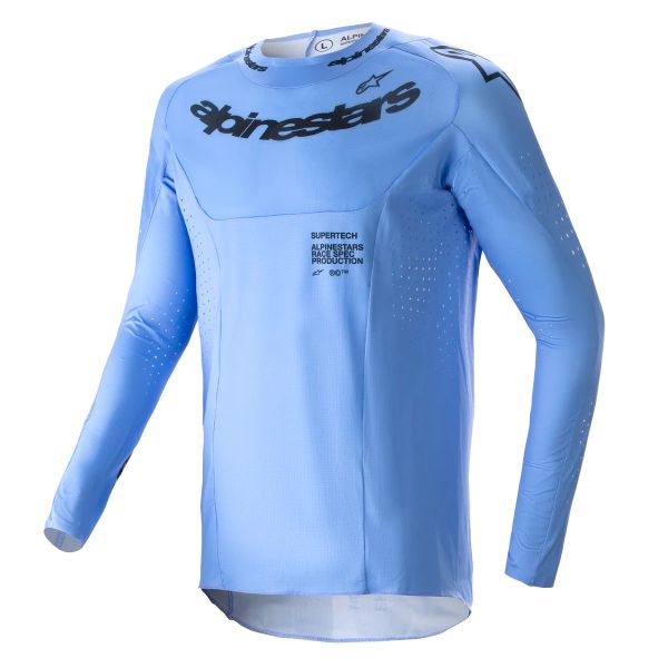 Maillot Cross Alpinestars Supertech Dade Light Blue