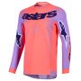 Maillot Cross Alpinestars Supertech Scenz Jersey Hot Coral Purple