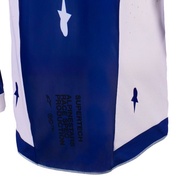 Alpinestars Supertech Scenz Jersey Light Gray Dark Blue