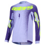 Maillot Cross Alpinestars Supertech Scenz Jersey Purple Yellow Fluo