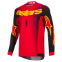 Maillot Cross Alpinestars Supertech Scenz Jersey Red Black Yellow