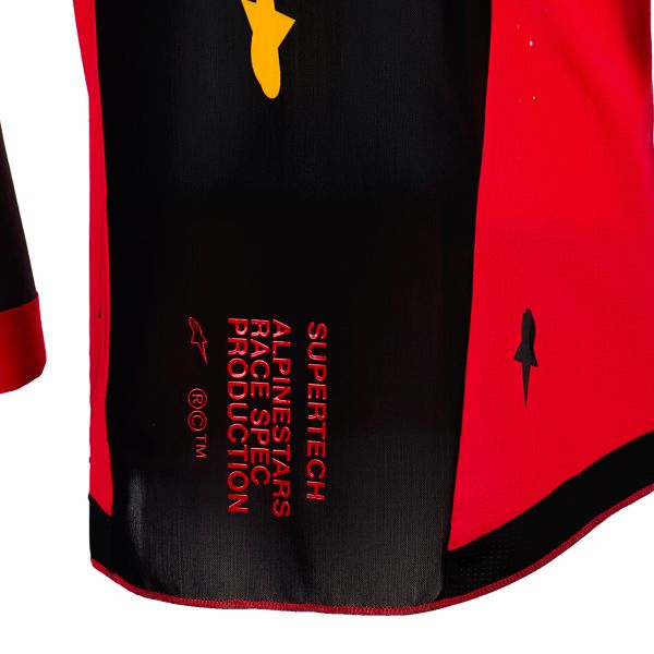 Alpinestars Supertech Scenz Jersey Red Black Yellow