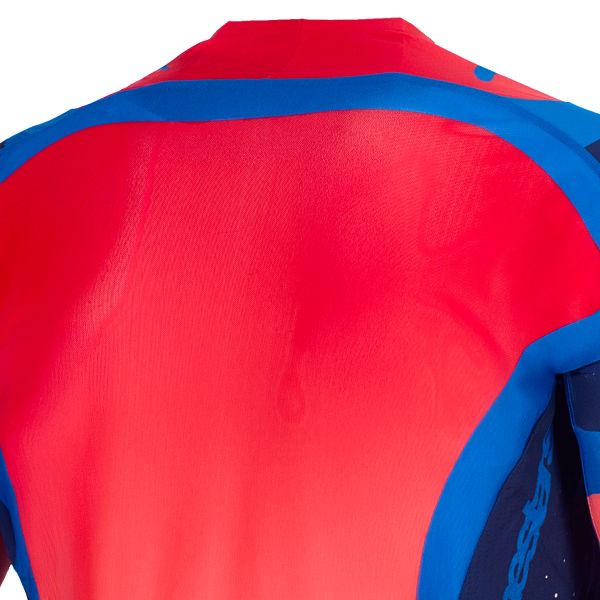 Alpinestars Supertech Vista Jersey Dark Navy Hot Coral Cobalt
