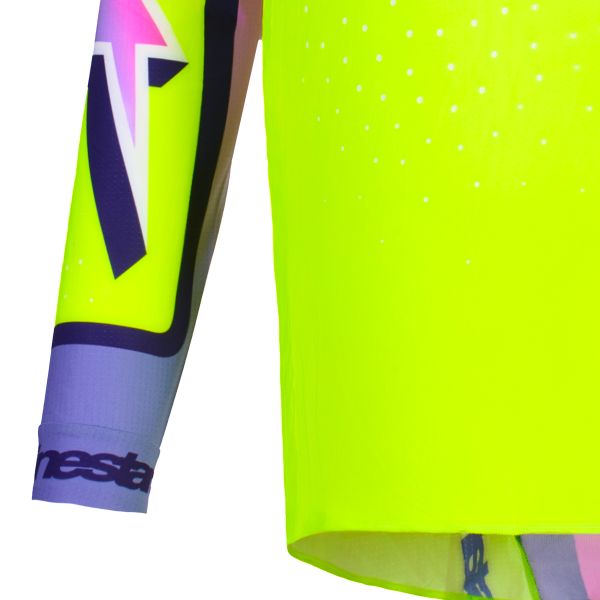 Alpinestars Supertech Vista Jersey Yellow Purple Black