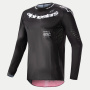 Maillot Cross Alpinestars Supertech Ward Black Red Berry