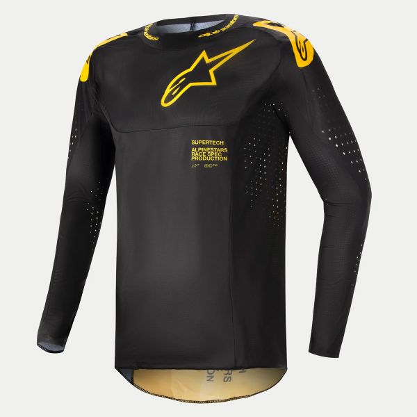 Maillot Cross Alpinestars Supertech Ward Black Yellow