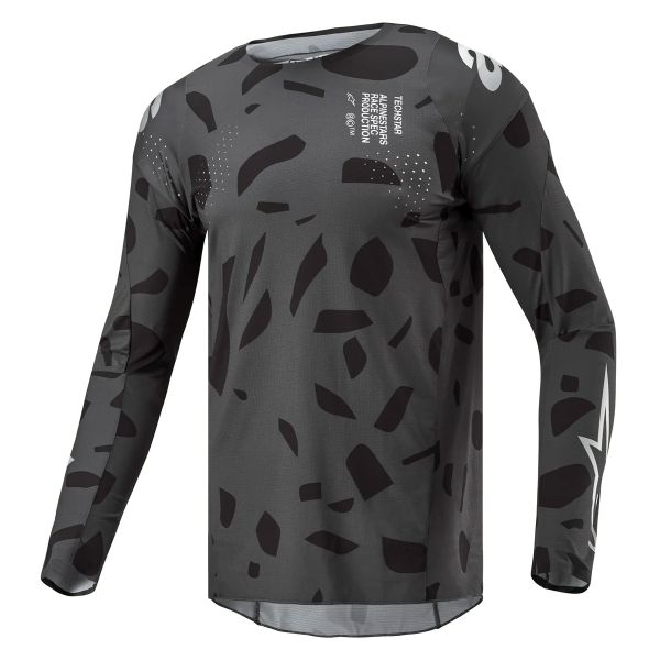 Maillot Cross Alpinestars Techstar Graphite Black Camo