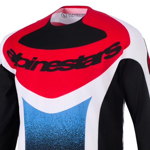 Alpinestars Techstar Knif Jersey Black White Red