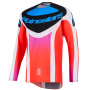 Maillot Cross Alpinestars Techstar Knif Jersey Light Gray Orange Fluo Black