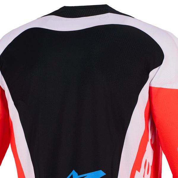 Alpinestars Techstar Knif Jersey Light Gray Orange Fluo Black