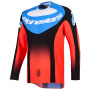 Maillot Cross Alpinestars Techstar Knif Jersey Orange Black Ucla Blue