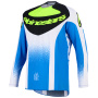 Maillot Cross Alpinestars Techstar Knif Jersey Ucla Blue Black Yellow Fluo