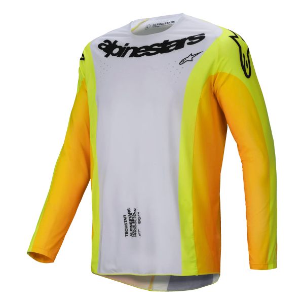 Maillot Cross Alpinestars Techstar Melt Yellow Black