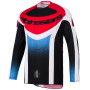 Maillot Cross Alpinestars Techstar Nomur Jersey Black White Red