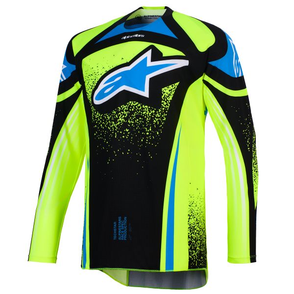 Maillot Cross Alpinestars Techstar Nomur Jersey Dk Navy Yllw FL Ucla Blue