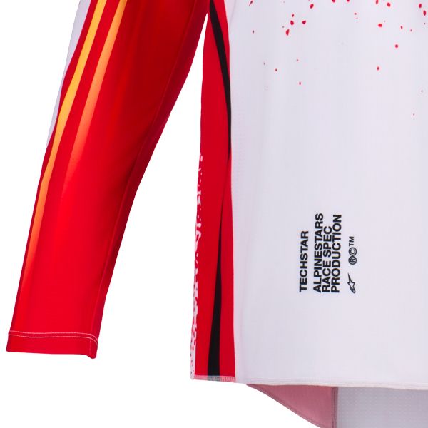 Alpinestars Techstar Nomur Jersey Light Gray Red Black