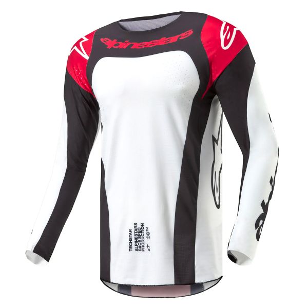 Maillot Cross Alpinestars Techstar Ocuri Mars Red White Black