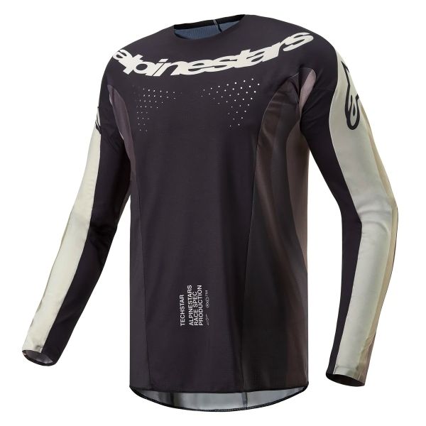 Maillot Cross Alpinestars Techstar Pneuma Dark Sand Iron Dust Grey