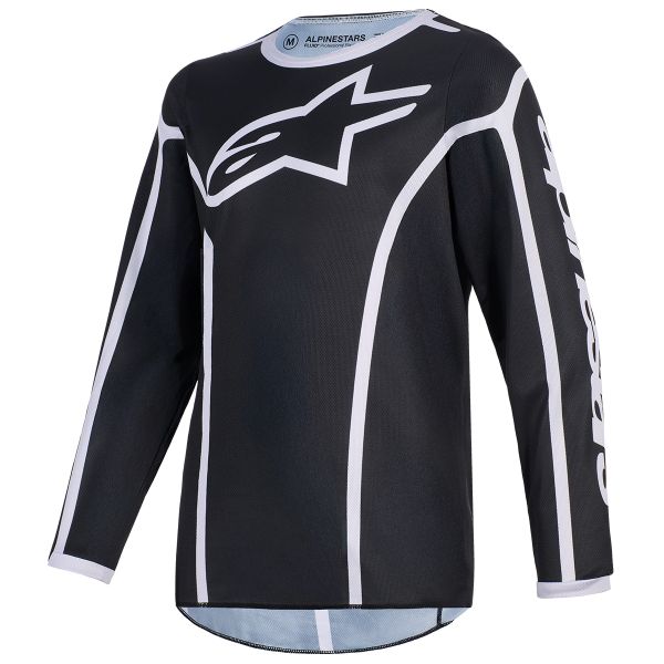Maillot Cross Alpinestars Youth Fluid Apex Jersey Black Gray